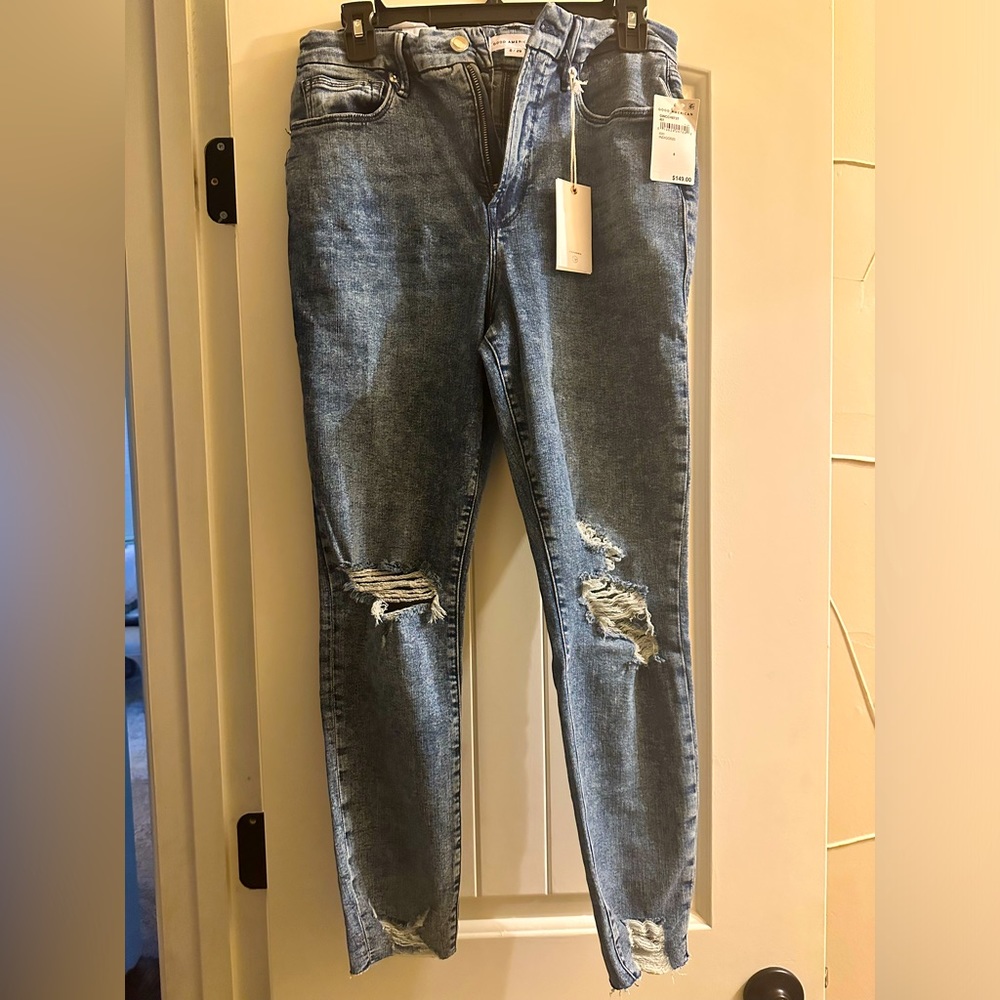 Good American “Good Waist Crop” Jeans - NWT